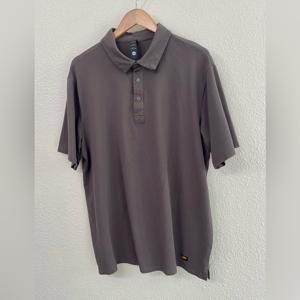 Mier Men's Classic Polo Shirt - Slate Gray Size XL